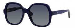 Marc Jacobs 589/S Sunglasses Sunglasses - 0647 Blue Black Blue (HD gray gradient lens)