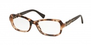 Coach HC6075Q Eyeglasses Eyeglasses - 5322 Peach Tortoise/Dark Brown