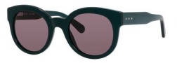 Marc Jacobs 588/S Sunglasses Sunglasses - 064N Green Black Green (P7 burgundy lens)