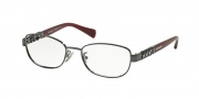 Coach HC5072Q Eyeglasses Eyeglasses - 9237 Gunmetal/Milky Black Cherry