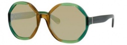 Marc Jacobs 584/S Sunglasses Sunglasses - 0AQC Brown Green (3Y Brown Yellow lens)