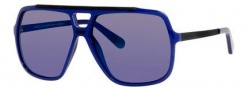 Marc Jacobs 566/S Sunglasses Sunglasses - 0KLN Blue Black (XT blue sky miror lens)