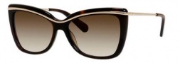 Marc Jacobs 534/S Sunglasses Sunglasses - 08NQ Dark Havana Glitter (CC brown gradient lens)