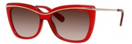 Marc Jacobs 534/S Sunglasses Sunglasses - 08NR Red (FM brown violet shaded lens)