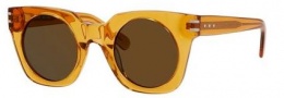 Marc Jacobs 532/S Sunglasses Sunglasses - 08PI Transparent Orange (EJ brown lens)
