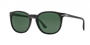 Persol PO3007S Sunglasses Sunglasses - 900058 Matte Black / Polar Green