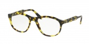 Prada PR 12SV Eyeglasses Journal Eyeglasses - UBL1O1 Yellow Havana