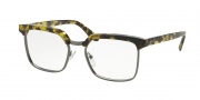 Prada PR 15SV Eyeglasses Journal Eyeglasses - UBL1O1 Yellow Havana