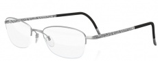 Silhouette Illusion Nylor 4453 Eyeglasses Eyeglasses - 6050 Silver