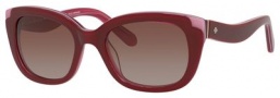 Kate Spade Danella/P/S Sunglasses Sunglasses - W75P Red / Pink (WR brown gradient pola lens)