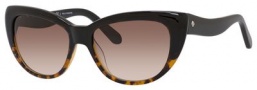 Kate Spade Emalee/S Sunglasses Sunglasses - 0EUT Black Tortoise Fade (B1 warm brown gradient lens)