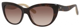 Kate Spade Emalee/S Sunglasses Sunglasses - 0086 Tortoise (B1 warm brown gradient lens)