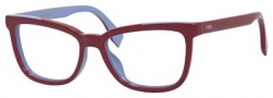 Fendi 0122 Eyeglasses Eyeglasses - 0MFU Burgundy Azure