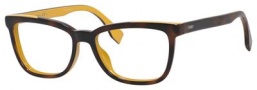 Fendi 0122 Eyeglasses Eyeglasses - 0MFR Havana Ochre