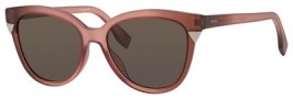 Fendi 0125/S Sunglasses Sunglasses - 0N6F Shaded Burgundy (L3 dark mauve lens)