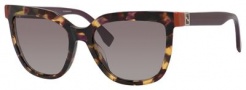 Fendi 0128/S Sunglasses Sunglasses - 0MFX Havana Plum (N3 gray gradient lens)