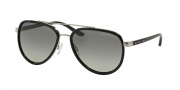 Michael Kors MK5006 Sunglasses Playa Norte Sunglasses - 103311 Black/Silver / Grey Gradient