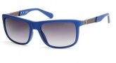 Guess GU6843 Sunglasses Sunglasses - 92B Blue / Gradient Smoke
