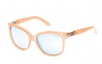 Guess GU7385 Sunglasses Sunglasses - 57X Shiny Beige / Blue Mirror