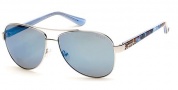 Guess GU7384 Sunglasses Sunglasses - 10X Shiny Light / Blue Mirror