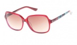 Guess GU7382 Sunglasses Sunglasses - 66F Shiny Red / Gradient Brown