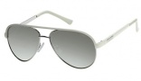 Guess GU7364 Sunglasses Sunglasses - Y13 Satin Ivory / Grey Flash