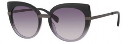 Marc by Marc Jacobs MMJ 489/S Sunglasses Sunglasses - 0LR1 Black Shaded Gray (9C dark gray gradient lens)