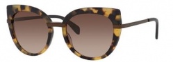 Marc by Marc Jacobs MMJ 489/S Sunglasses Sunglasses - 0LQW Spotted Havana (JD brown gradient lens)