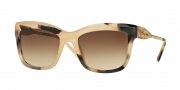 Burberry BE4207F Sunglasses Sunglasses - 350113 Light Horn / Brown Gradient