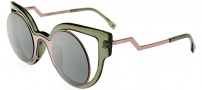 Fendi 0137/S Sunglasses Sunglasses - 0NTA Pink Palladium (CN dark gray mirror lens)
