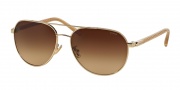 Coach HC7053 Sunglasses L137 Sunglasses - 922713 Light Gold/ Crystal lt Brown / Brown Gradient