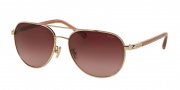 Coach HC7053 Sunglasses L137 Sunglasses - 92288H Light Gold/Crystal lt Cherry / Burgundy Gradient