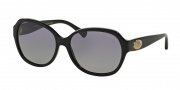 Coach HC8150F Sunglasses Sunglasses - 50028J Black / Purple Grey Gradient Polarized