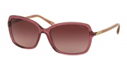 Coach HC8152 Sunglasses L136 Sunglasses - 5329F4 Blk Cherry Glitter/ Cherry / Grey Pink Gradient Polarized