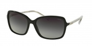 Coach HC8152 Sunglasses L136 Sunglasses - 532711 Black Glitter/Crystal / Light Grey Gradient