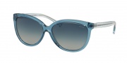 Coach HC8153F Sunglasses Sunglasses - 53304L Blue Glitter/Crystal lt Blue / Blue Gradient