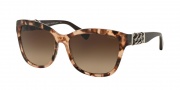 Coach HC8156QF Sunglasses Sunglasses - 532213 Peach Tortoise/Dark Brown / Dark Brown Gradient