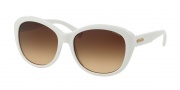 Coach HC8142 Sunglasses L113 Sunglasses - 519913 White / Dark Brown Gradient