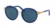 Tory Burch TY6042Q Sunglasses Sunglasses - 310880 Gold/Colbalt / Blue Solid