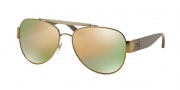 Tory Burch TY6043Q Sunglasses  Sunglasses - 3115R5 Gold/Putty / Rose Gold