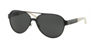 Tory Burch TY6044 Sunglasses Sunglasses - 307687 Matte Black / Dark Grey Solid