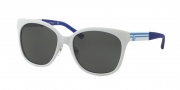 Tory Burch TY6045 Sunglasses Sunglasses - 311987 Matte White / Dark Grey Solid