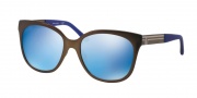 Tory Burch TY6045 Sunglasses Sunglasses - 312155 Matte Copper / Dark Blue Flash
