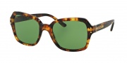 Tory Burch TY7082 Sunglasses Sunglasses - 148171 Spotty Vintage Tortoise / Green Solid