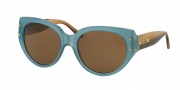 Tory Burch TY7083 Sunglasses Sunglasses - 148873 Windsurf / Medium Horn / Brown Solid