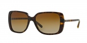 Burberry BE4198 Sunglasses Sunglasses - 3002T5 Dark Havana / Polarized Brown Gradient