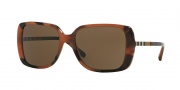 Burberry BE4198 Sunglasses Sunglasses - 351873 Spotted Amber / Brown