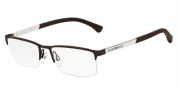 Emporio Armani EA1041 Eyeglasses Eyeglasses - 3132 Brown Rubber