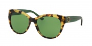 Tory Burch TY7084 Sunglasses Sunglasses - 149571 Tokyo Tortoise / Bottle Green / Green Solid