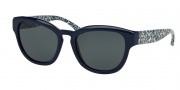 Tory Burch TY9040 Sunglasses Sunglasses - 141387 Navy / Navy Print / Blue Grey Solid
